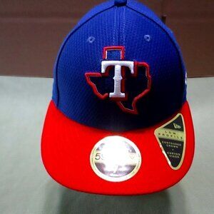 Texas Rangers New Era 59Fifty Hat Size 7 MLB Low Profile